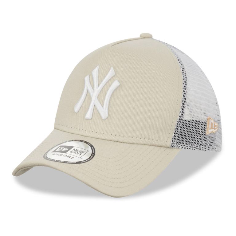 Gorras New Era Mlb Creme - New York Yankees Stone A-Frame Trucker 18795IWYL